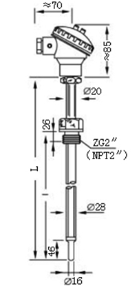 煙道、風(fēng)道熱電偶